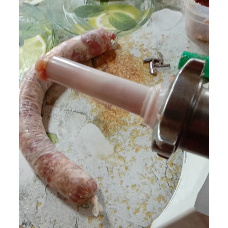 1pc Funnel For Sausage Filling Meat Grinder Machine Sausages Nozzle Sausage Casing Shell Nozzle Kitchen Tools
