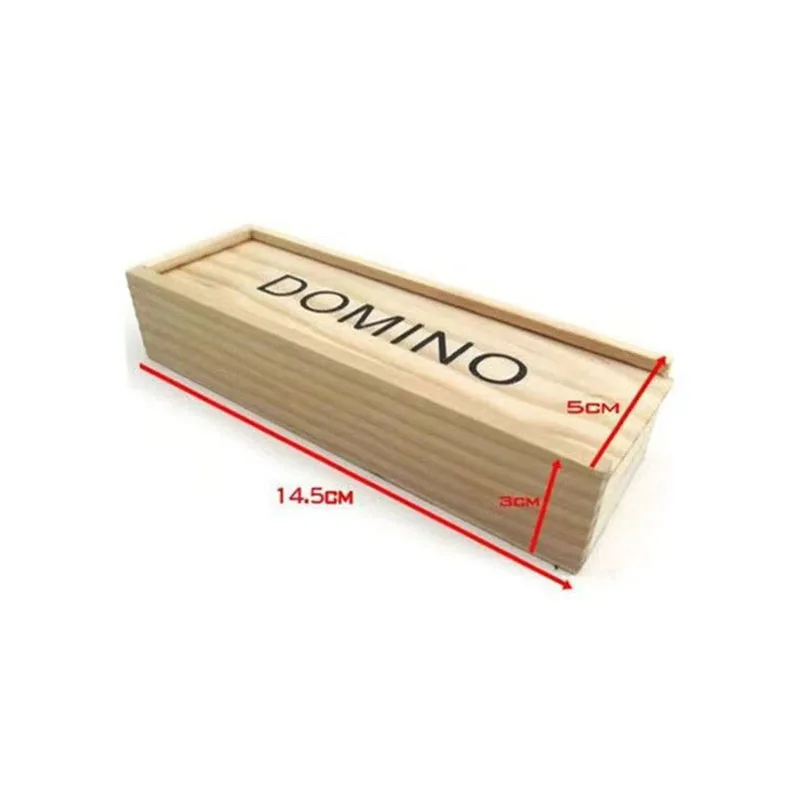 28 pz/set domino in legno giochi da tavolo viaggio divertente gioco da tavolo domino giocattoli capretto bambini giocattoli educativi per i regali dei bambini