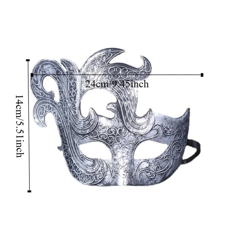 Maska Phantom Dancer, rekwizyt fotograficzny, maska na bal maskowy, maska do cosplayu, maska na pół twarzy, rekwizyty na imprezę cosplay, akcesoria na bal, maski na Halloween