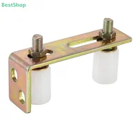 Gate Rollers Sturdy Wear Resistant Convenient with L Shape Bracket Sliding Gate Nylon Rollers for Fences Home Yard Sliding Door