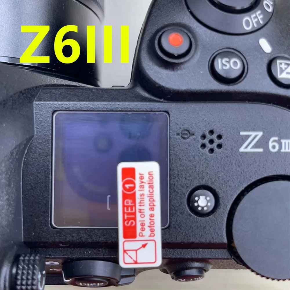 Self-adhesive Both Glass LCD Screen Protector + Info Shoulder Top Screen Cover for Nikon Z7II Z6II Z8 Z7 Z6 Z 7 6 III Z9 Camera