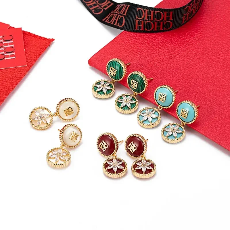 CH Series Resin Crystal Flower Cosplay Accessories Double-Layer Design Multiple Colors Available Women's Horror Costume Props