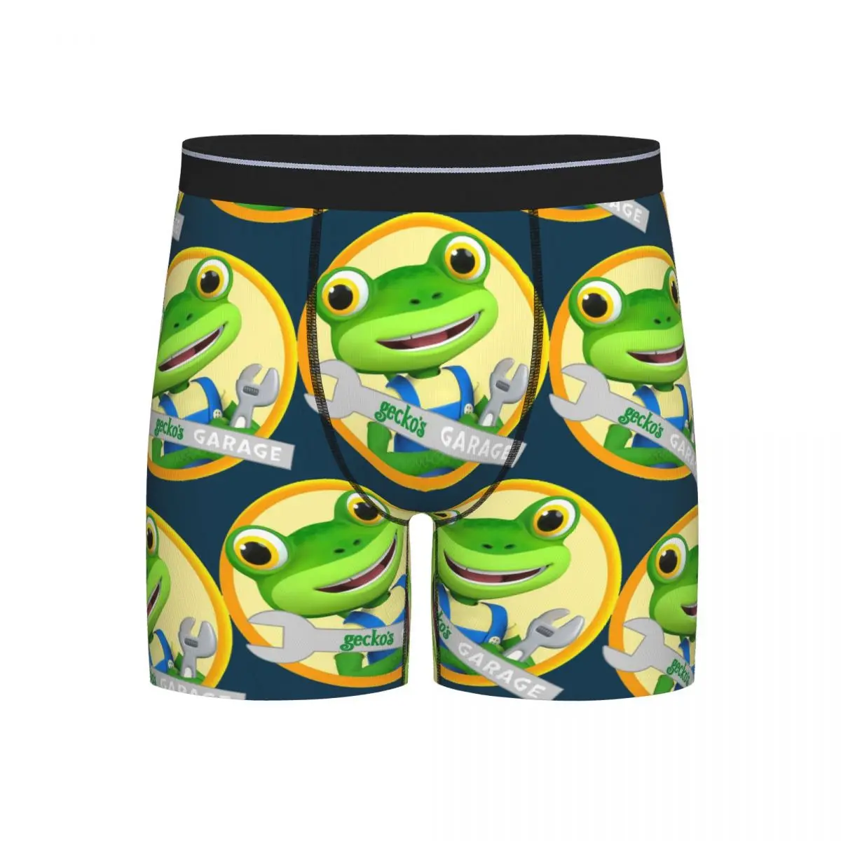 

Длинные трусы-боксеры, шорты Geckos, гаражные трусы, мужское мягкое нижнее белье для Homme, мужской подарок бойфренду