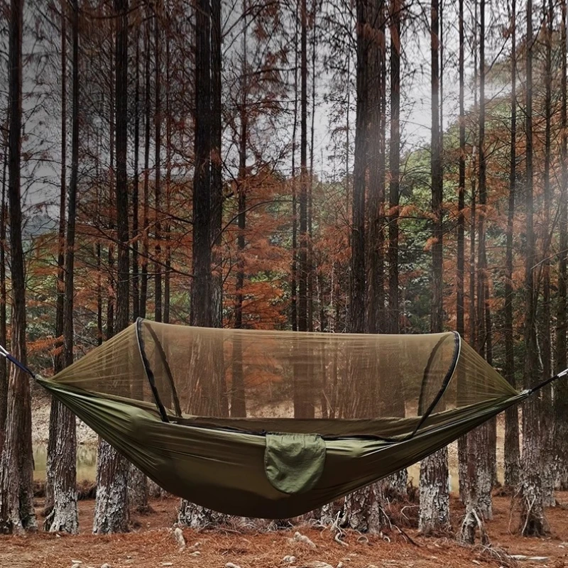 

Двойной гамак для кемпинга, уличное снаряжение, подвесная кровать, садовая палатка, качели, удобная релаксация, Hamacas De Playa, уличная мебель