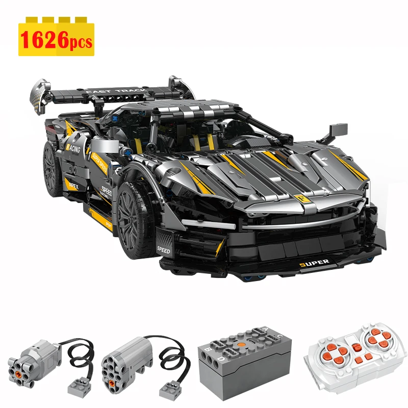 

IN STOCK MOC High-Tech Technical Super Racing Sport Car Model Building Blocks Bricks Assembling Birthday Christmas Gift Toys Set