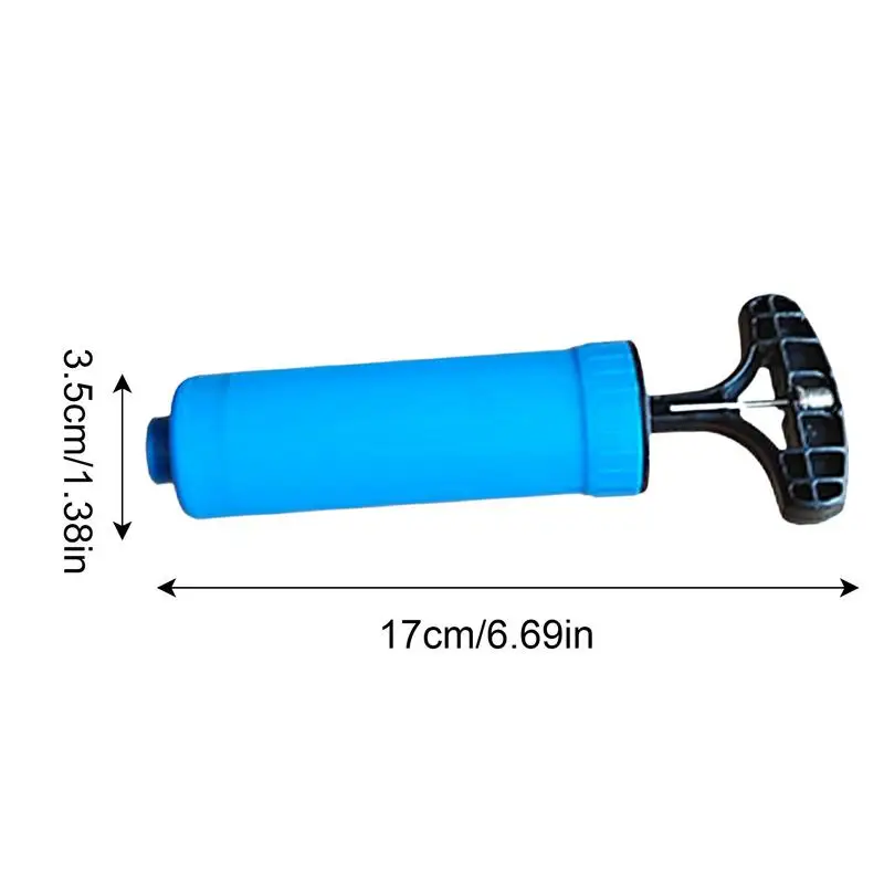 Multifunctional Sports Balls Manual Air Pump Portable Ball Pump Ball Inflator With Needle For Volleyball Football Basketball