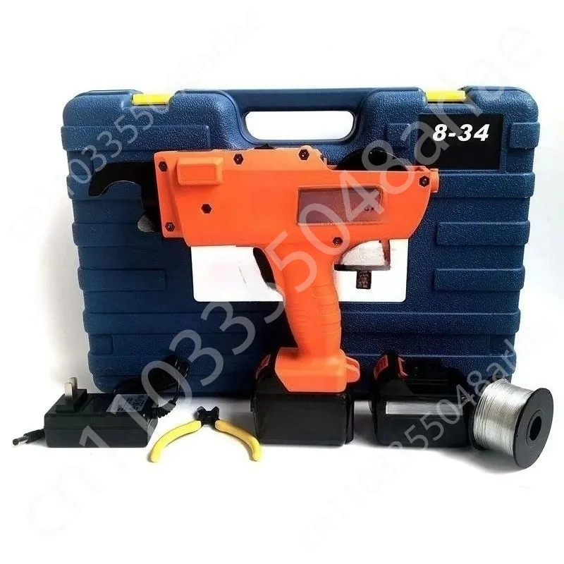 12 V Automatic 8-34MM Rebar Tier Cordless Rechargeable Tying Binding Machine Automatic Rebar Tying Wire