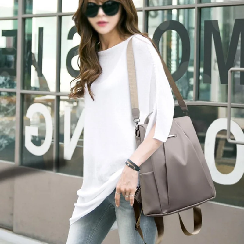 حقيبة ظهر متعددة الوظائف للنساء والرجال خفيفة الوزن وعصرية يومية وحقيبة كمبيوتر كاجوال وحقيبة نهارية أساسية للسفر