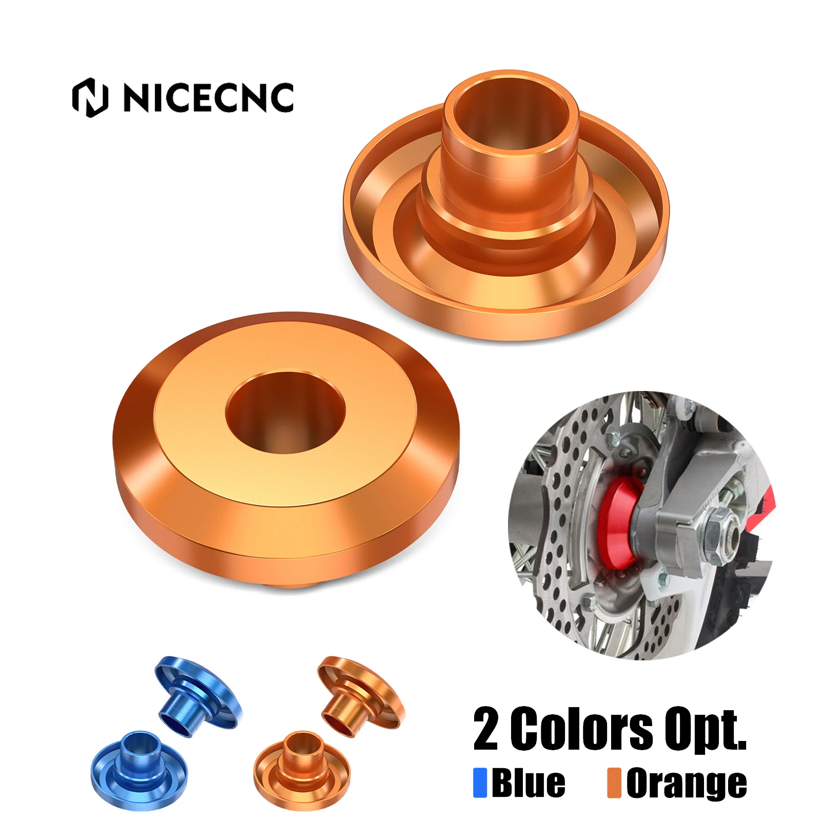 

For KTM EXC 300 TPI EXC 250 EXCF 350 XCW 300 XCF-W 2008-2021 SX 125 SXF 250 SXF 450 XC XCF 2008-2012 Rear Wheel Spacers Guard