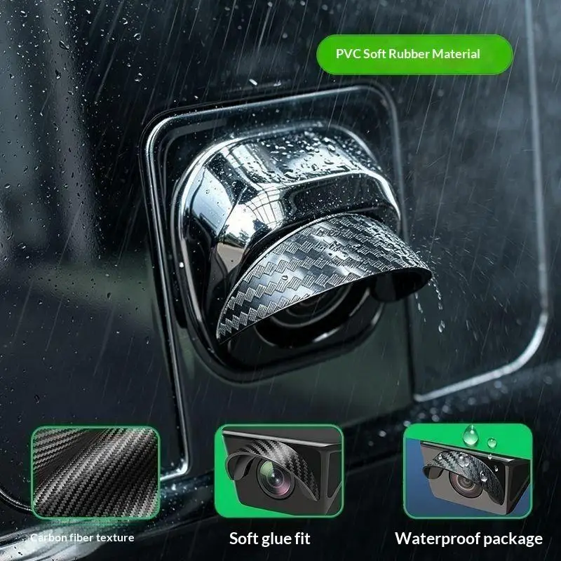 Car Reverse Camera Lens Protector Oil Resistant Easy to Clean HD Transparent Cover for Vehicle Backup Camera