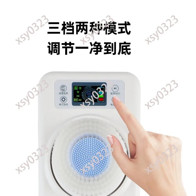 Wall-mounted Electric Bath Brush Automatic Back Scrubber Body Massage Cleaning Tool view 4