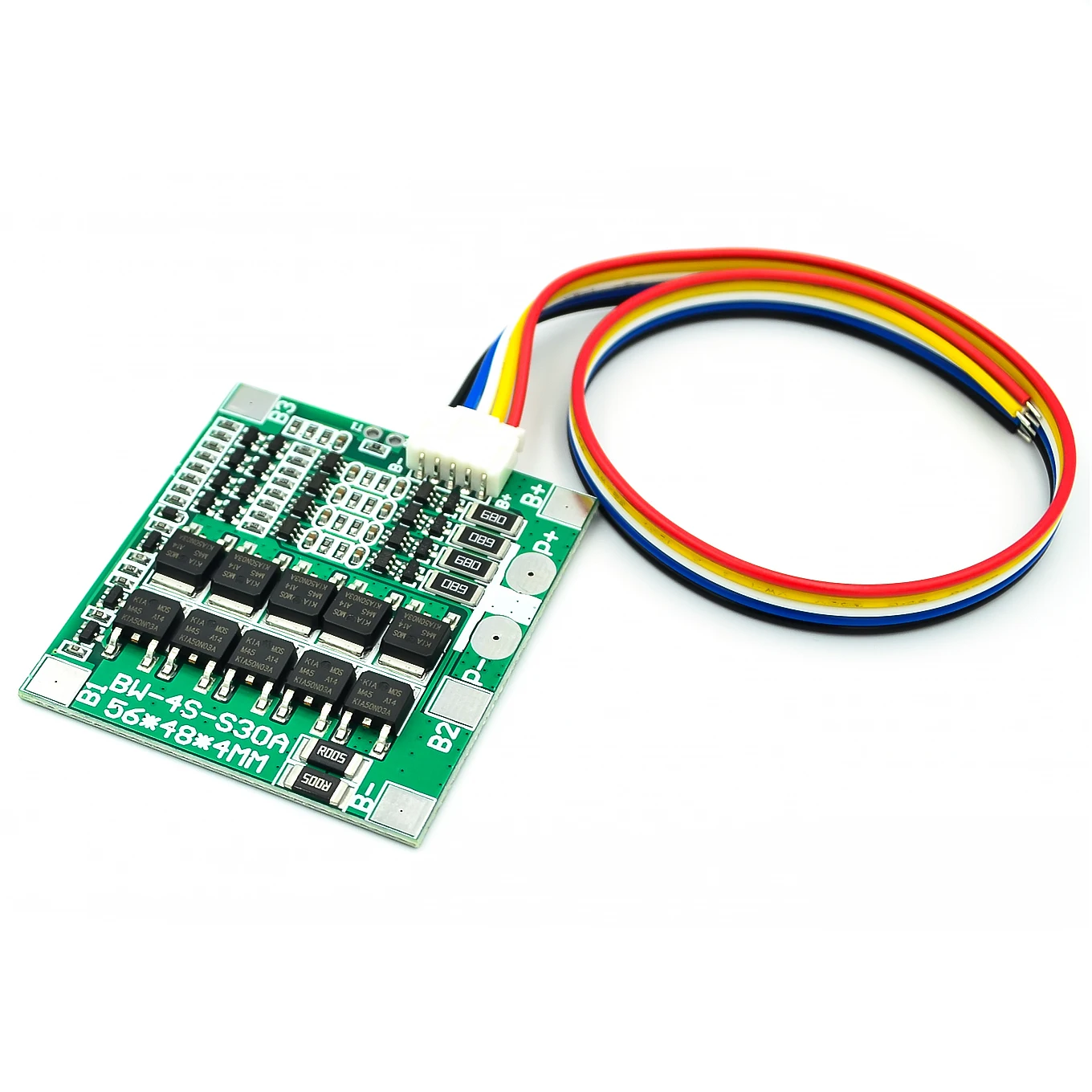 Li-ion Lithium Battery BMS Packs, PCB Protection Board Balance, circuitos integrados, 45x56mm, 4S, 30A, 14.8V, 18650