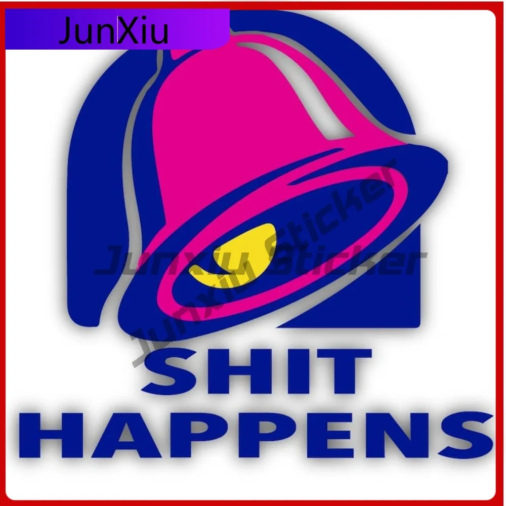 

Shit Happens Vinyl Sticker Funny Adult Joke Humor Decal Waterproof Accessories Rv Stickers For Car Rear Bumper Spoiler 370z Deca