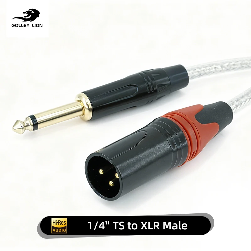 

Аналоговый аудиокабель XLR (штекер) на 6,35 мм (джек) — аудиокабель XLR на 6,5 мм для микрофона, компьютера, телефона, динамика, усилителя