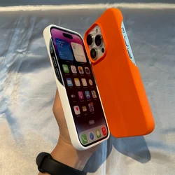 for IPHONE 15 case 14 13 12 11 PRO MAX XR XS MAX Skin-friendly big hole couple new soft silicone anti-drop shock