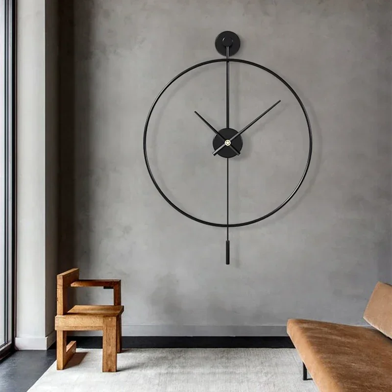 Nordic Art Wall Clock Modern Design Silent Original Big Size Living Home Room Decor Watch Metal Orologio Da Parete Room Decor