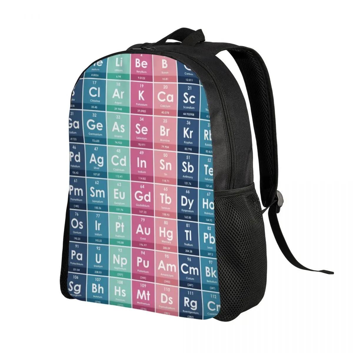 Elements Of The Periodic Table Backpacks for Women Men Waterproof School College Education Student Bag Printing Bookbag