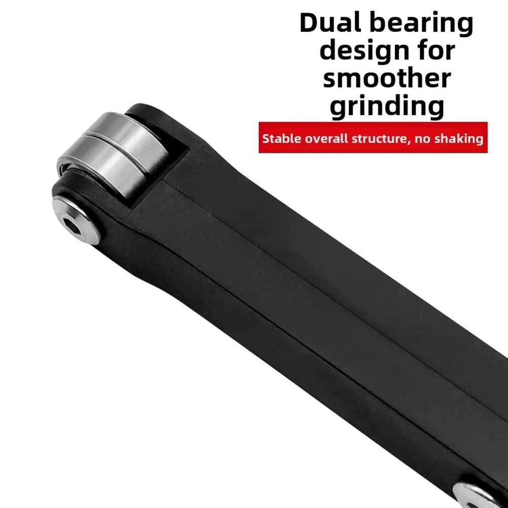 woodworking-belt-sander-bracket-for-angle-grinder-stable-dual-bearing-rust-removal-tool-efficient-polishing-conversion-kit