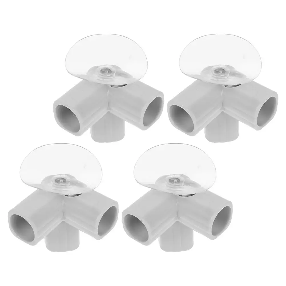 

4Pcs Baby Playpen Connectors Indoor Safety Fencing Essential Tee Plastic Pipe Elbows Quick Install Detachable Design Playpen