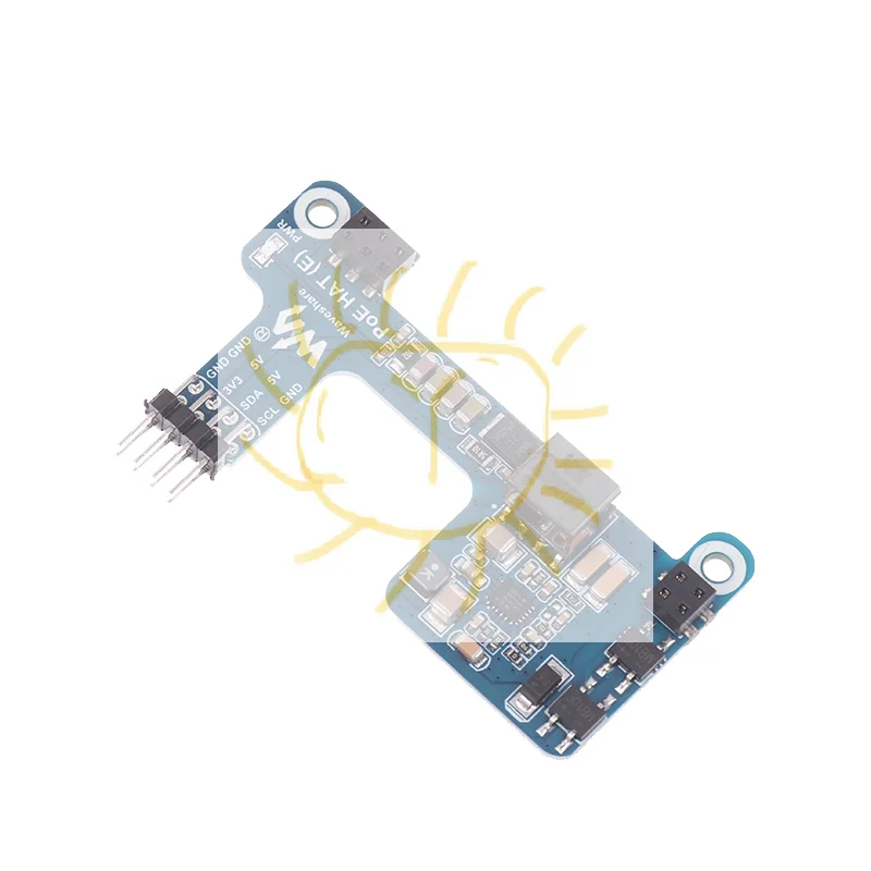 

Адаптер PoE HAT (E) от Waveshare с питанием 5В 2.5А для Raspberry Pi 4B/3B+/3B, сертифицированный по стандарту Mini 802.3af/at