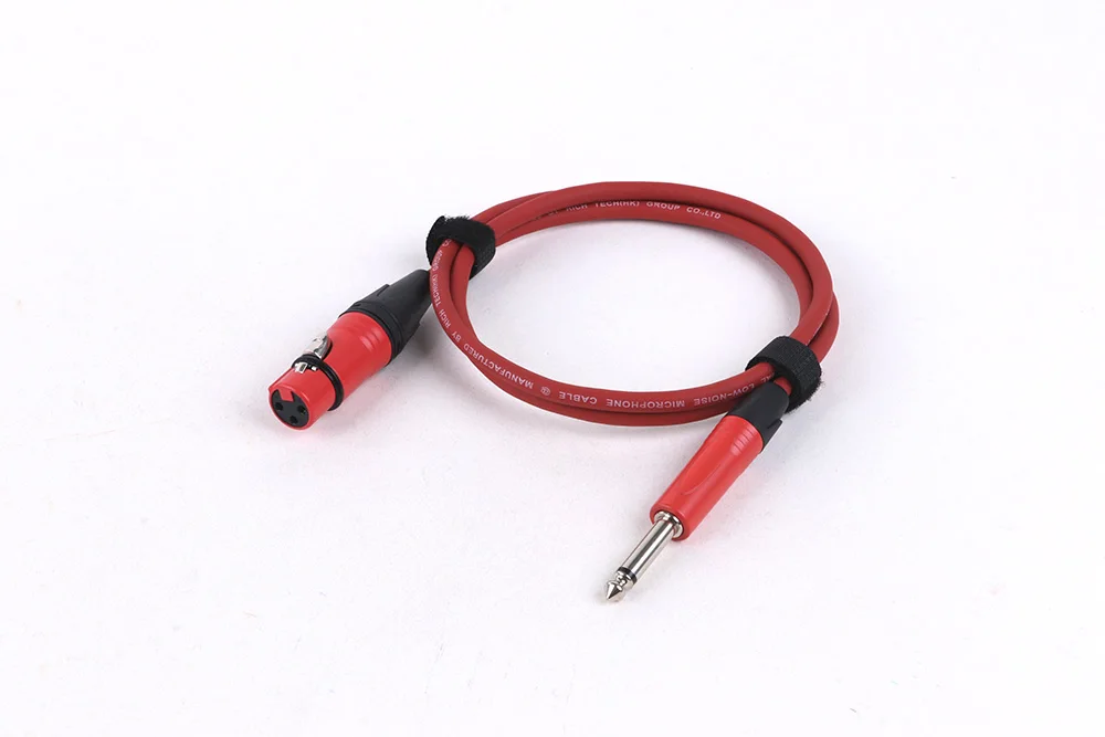 6,35 mm TS-Stecker auf 3-poliger XLR-Stecker/Buchse, Verbindungs-Audio-Verlängerungskabel für MIC Active Speakers, Bühnen-DJ-Studio-Audiokonsole – Detail 14