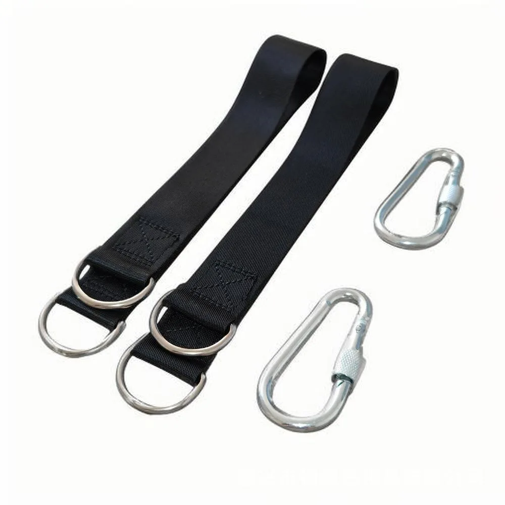 Durable Camping Hammock Slings Featuring Safety Locks, Ideal for Various Outdoor Swing Hammock Accessories in Amusement Parks
