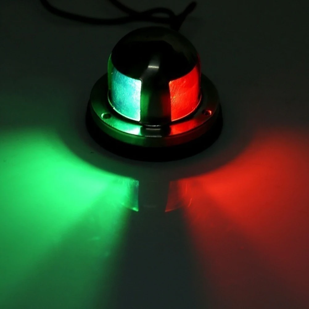

Dc12V Led Red Side Navigation Light Waterproof Boat Light Marine Accessories Yacht Pontoon