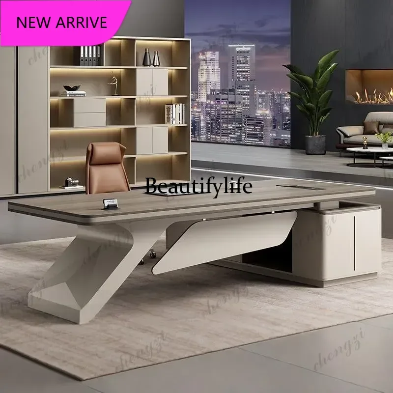 

P3 Computer desk Room desks study table Minimalist Modern CEO Leadership Chairman room offices office desks and workstati