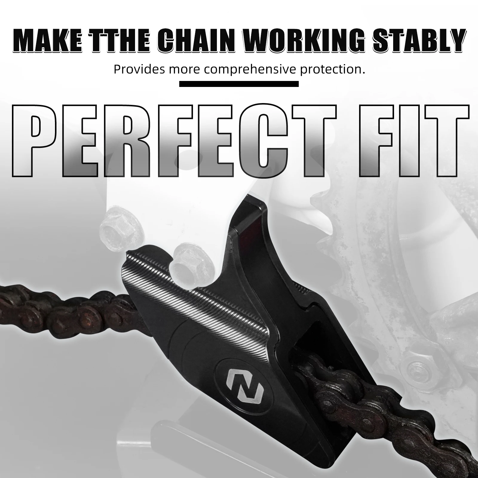 (미국 재고) 야마하 블래스터 200 워리어 350 랩터 350 체인 서포트 가이드 슬라이더 YFS200 1988-2006 38W-22199-00-00