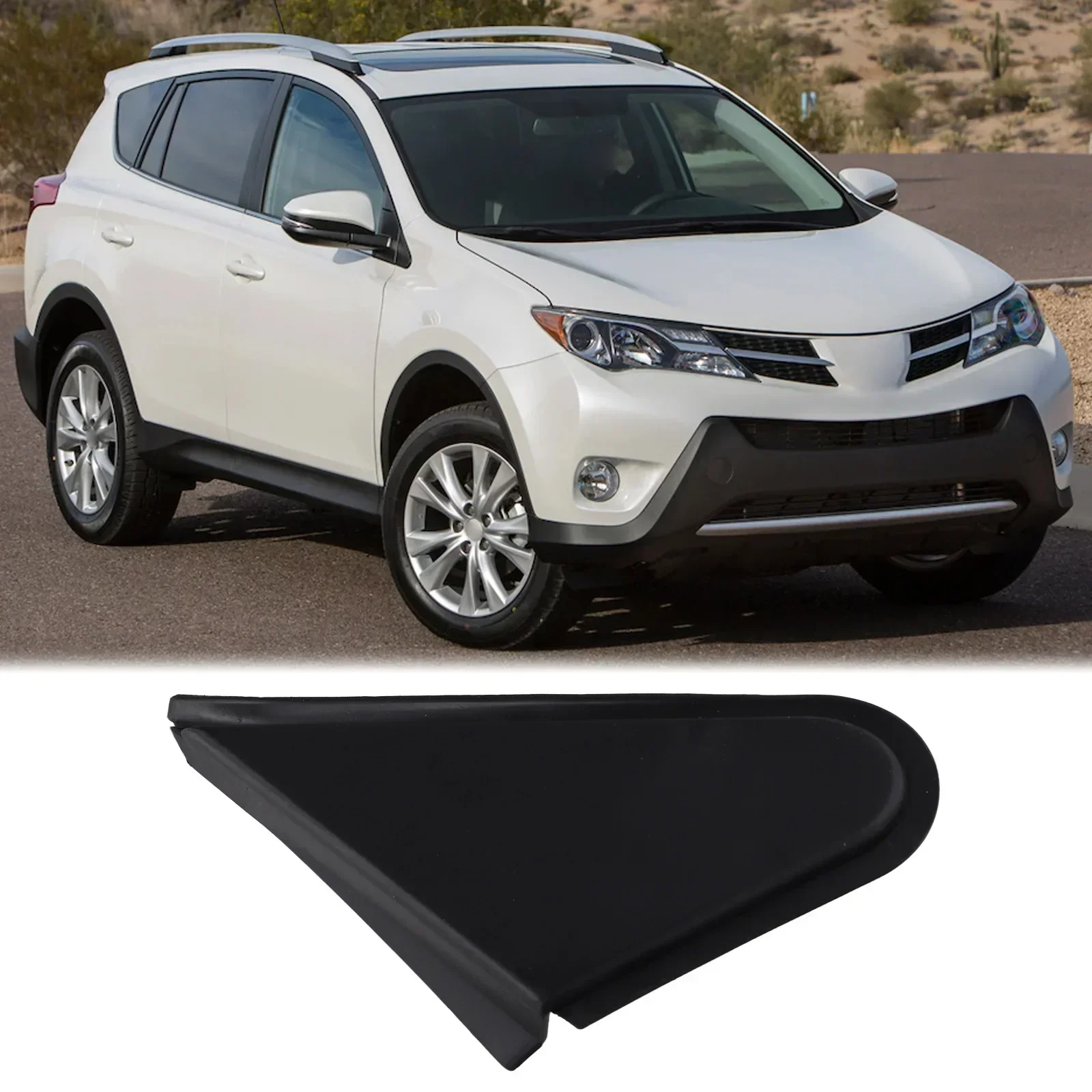 

Car Right Side Door Wing Mirror Corner Triangle Cover Trim For Toyota For RAV4 2013-2018 #60118-0R040 Car Exterior Parts