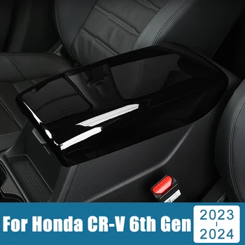 ABS Car Center Console Seat Armrest Box Cover Center Arm Rest Panel Trim Case For Honda CR-V 2023 2024 2025 CRV 6th Gen Hybrid