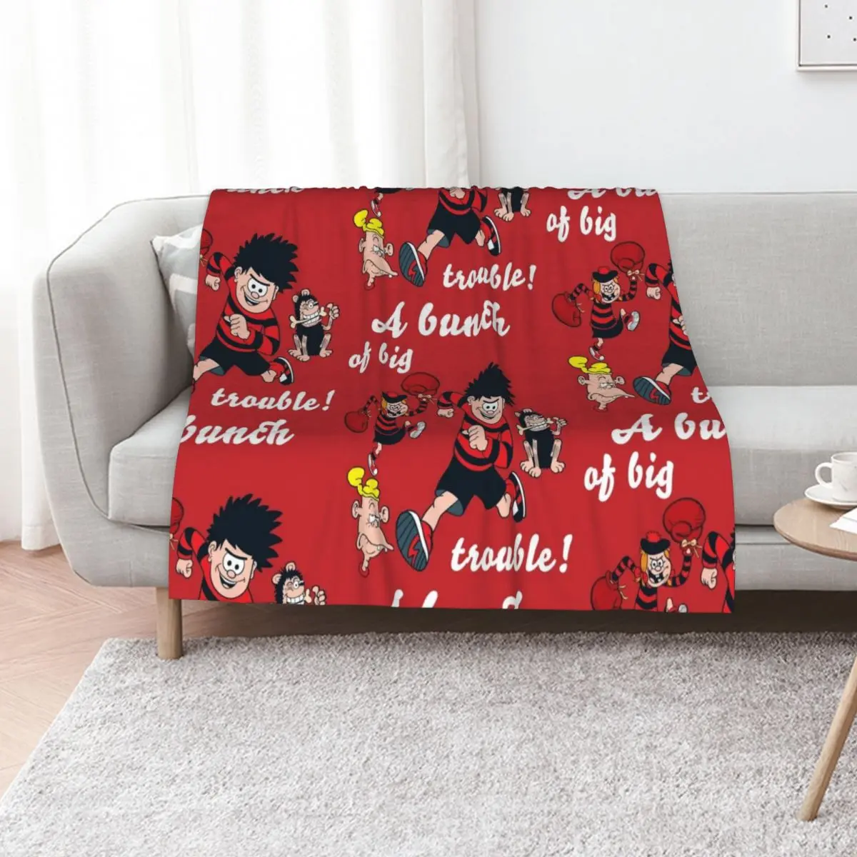Dennis and Gnasher Essential t-shirt Throw Blanket Luxury Brand Tourist Custom Shaggy christmas decoration Blankets
