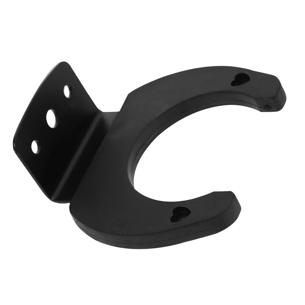 

Microphone Hanger Wall Holder Black Compact Space Saving Mounts Hook Stand Slip Silicone Easy Practical