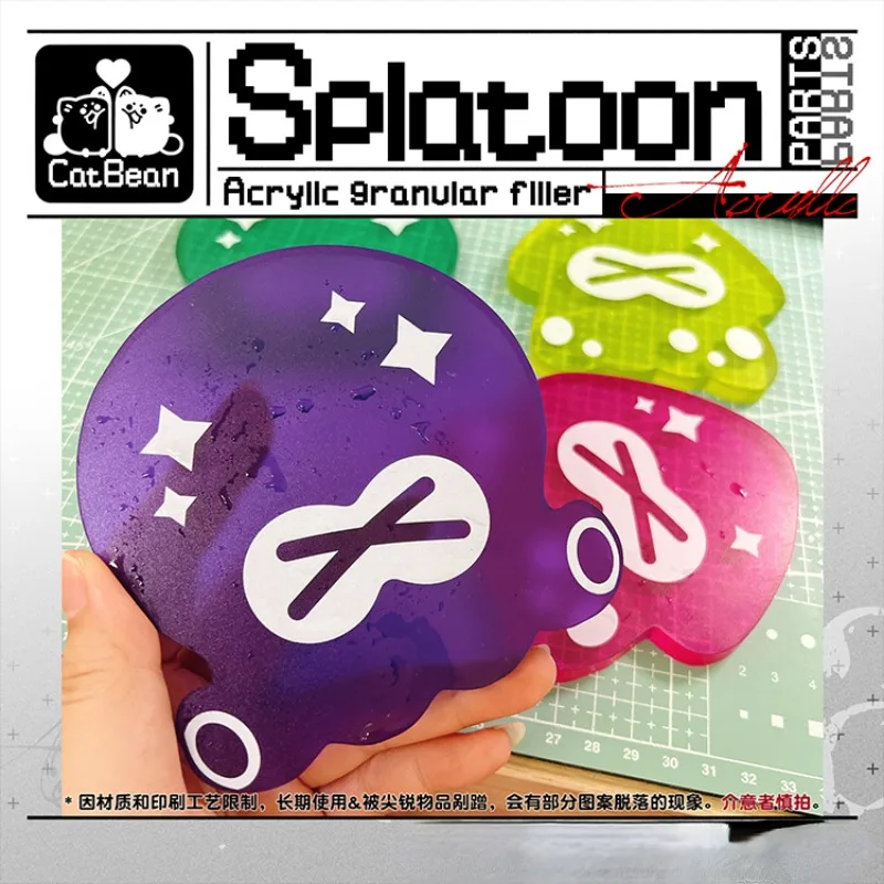 11cm Jet Fighters Splatoon Homage Peripheral Spray Spray Frosted Coasters Bowl Mat Hand Toys