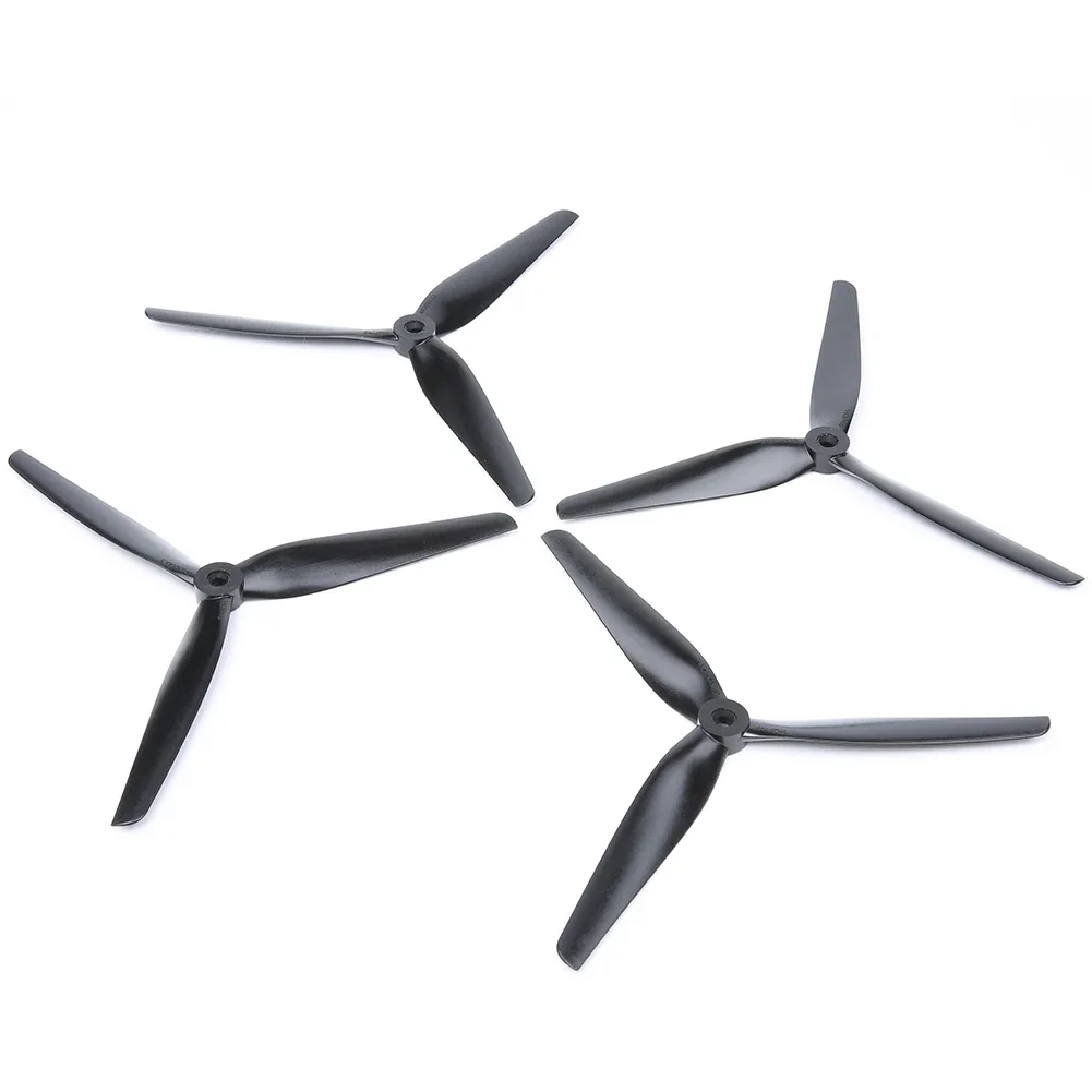 2Pairs(2CW+2CCW) HQPROP 8X4X3 8040 3-Blade Black-Glass Fiber Nylon Propeller for 8inch Multirotor X-Class MacroQuad FPV Drones