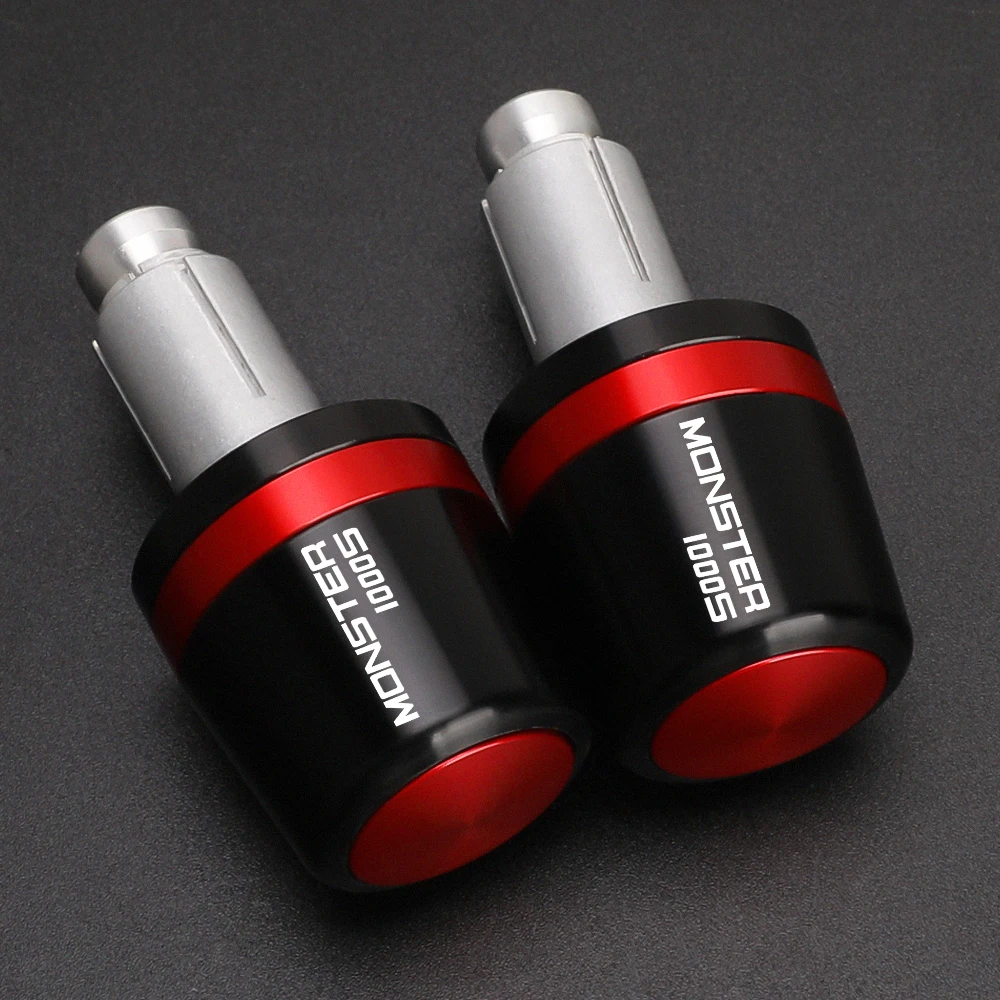 

Motorcycle Accessories 7/8" 22mm Handlebar Hand Grips Handle Bar End For DUCATI 1000MonsterS DARK Monster1000Dark 2003 2004 2006