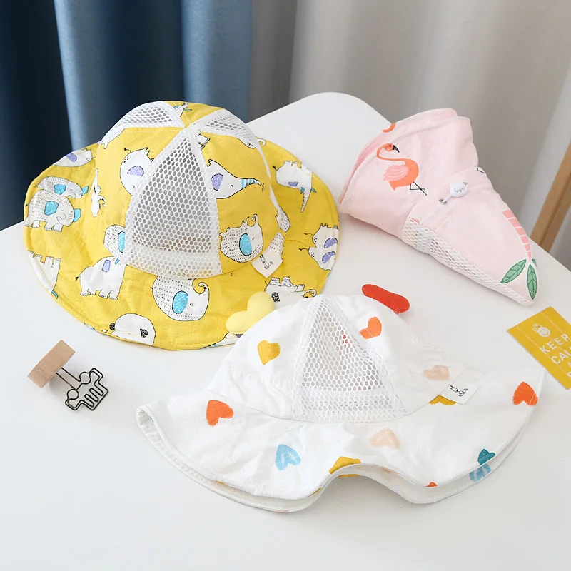 

Летняя детская панама с сетчатыми вставками, дышащая, для мальчиков и девочек, защита от солнца, для активного отдыха