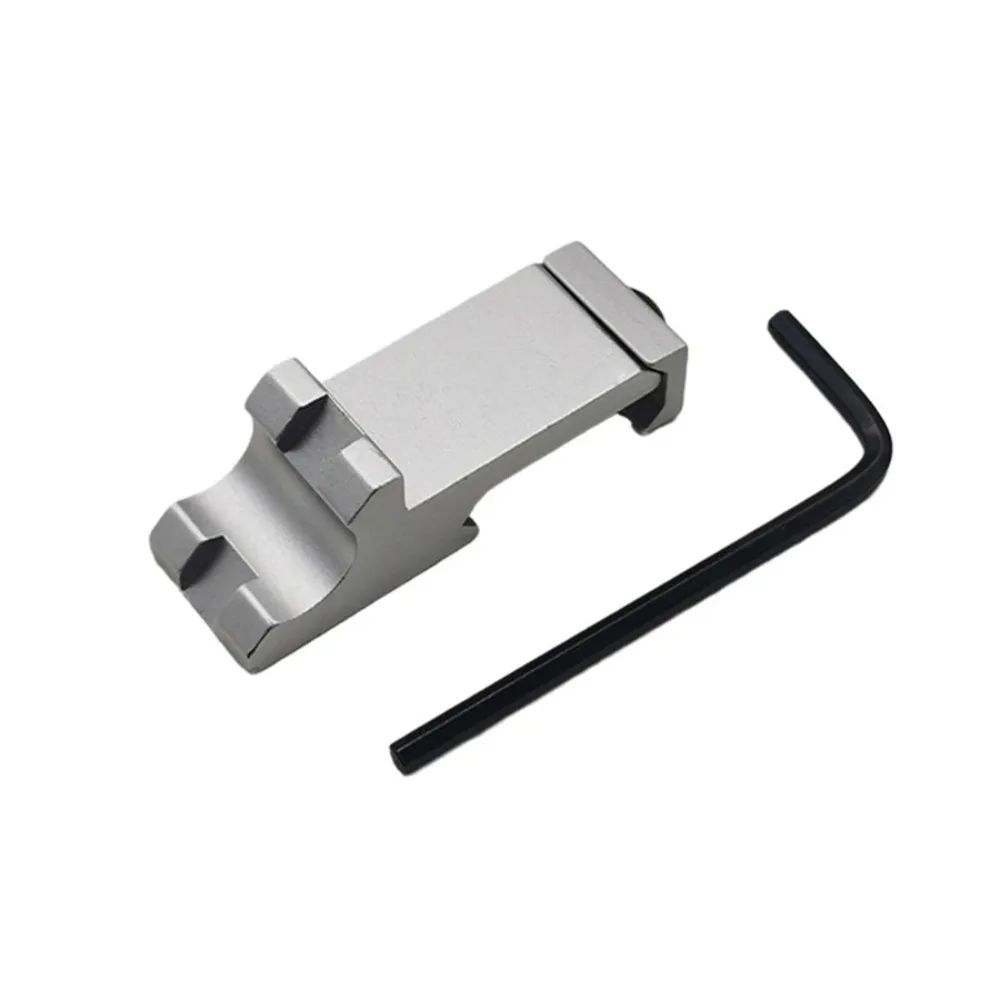 Outdoor 45 Degree Angle Inclined 20mm Rail Mount Flashlight Laser Scope Bracket for Hunting - view 6