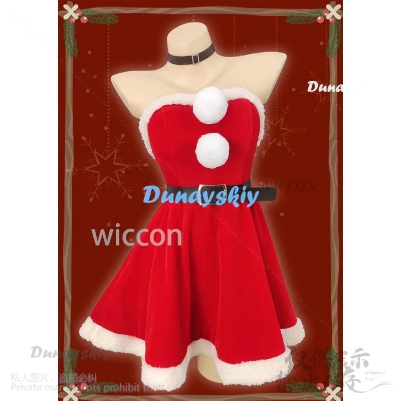 Anime Christmas Cosplay Sakurajima Mai Costume Costume Women Red Sexy Lolita Bunny Girl Rabbit Velvet Cos Woman Girls Halloween