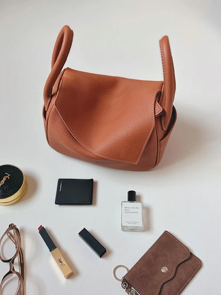 

Brown Commuter Tote Bag Women's Style Underarm Single Shoulder Handbag for Work Summer 2026 Soft PU Leather Color