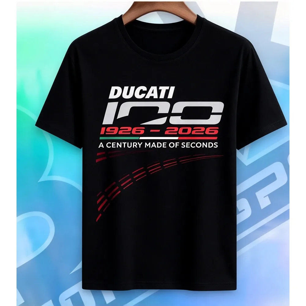 2026 New Arrival DUCATI Family Matching Oversized TShirt, Racing Motorsport Print, Motorcycle Culture Streetwear Unisex Tee