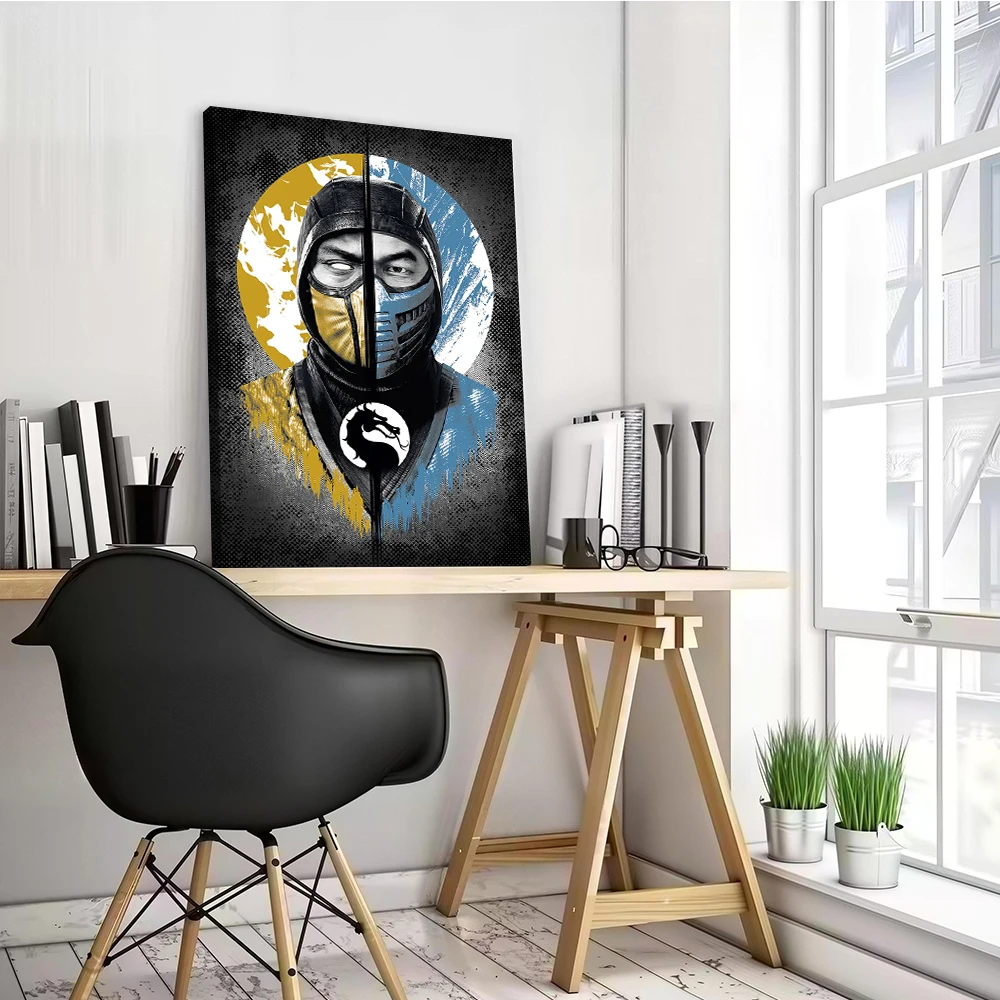 Mortal Kombat Canvas Wall Art Posters Personalized Photo Printing for Room Decoration Aesthetics Wand Deko Decorative Paintings