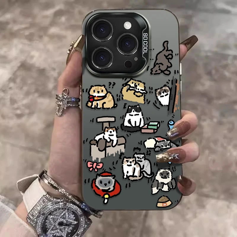 Funny Cartoon Cat Dog Phone Case for Infinix Hot Note Zero 60i 60 50 40 30 30i 20 20s 12 12i Smart 10 Pro Plus 4G 5G Back Cover - view 3