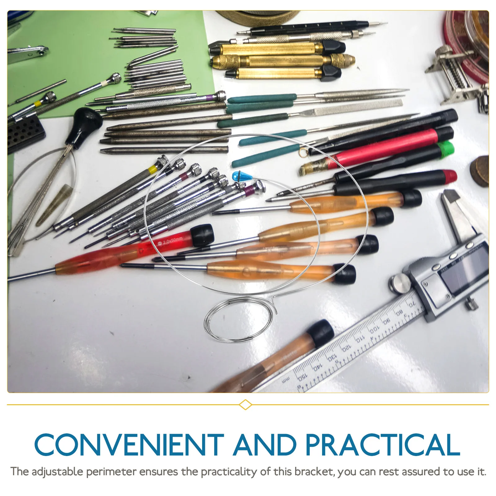 

3pcs Adjustable Magnifier Holder for Watch Repair Accessories Eye Loupe Wire Fixing Tool Small Lens Brace Circle