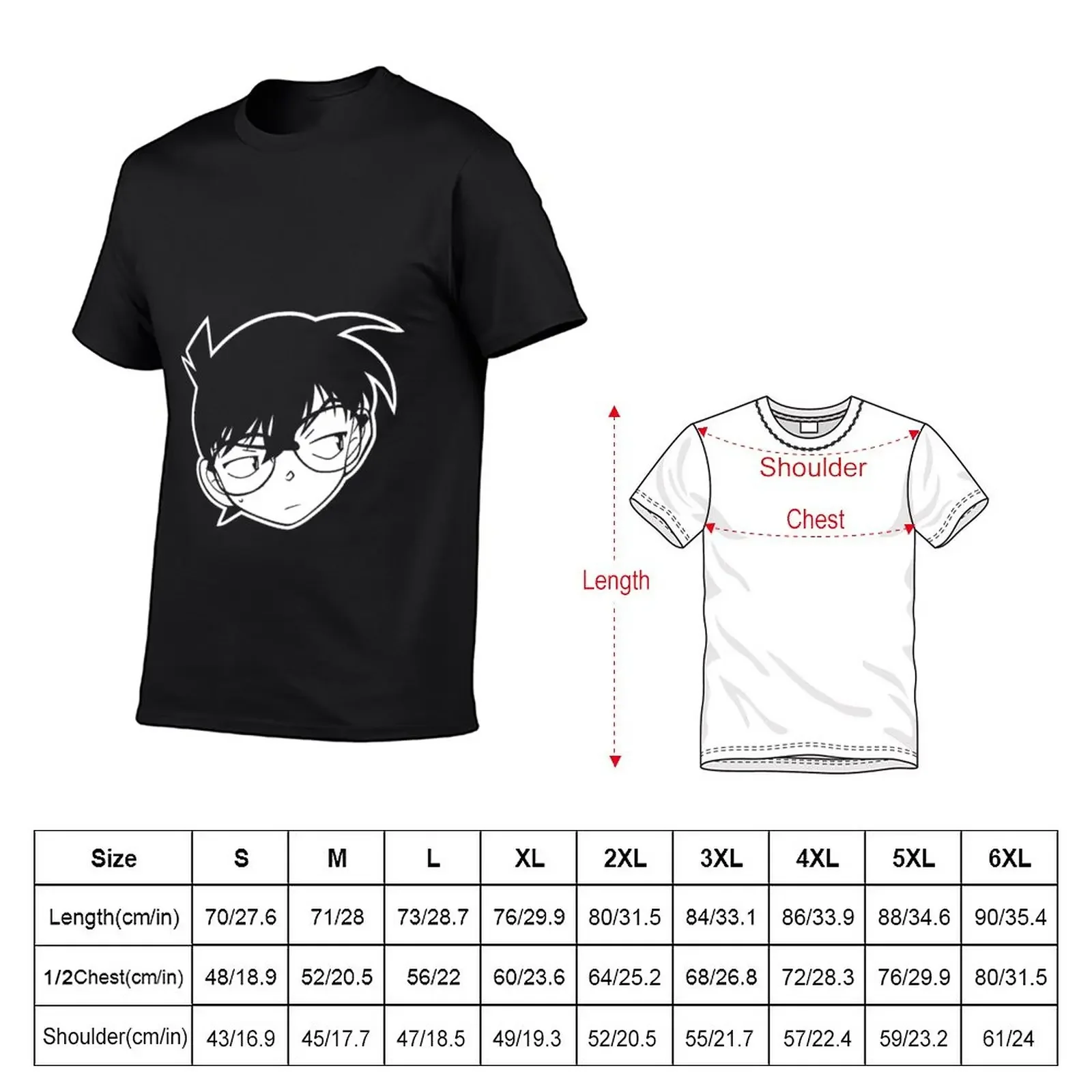 detective Conan , sticker T-Shirt sweat shirts quick drying customizeds cute tops t shirts for men graphic