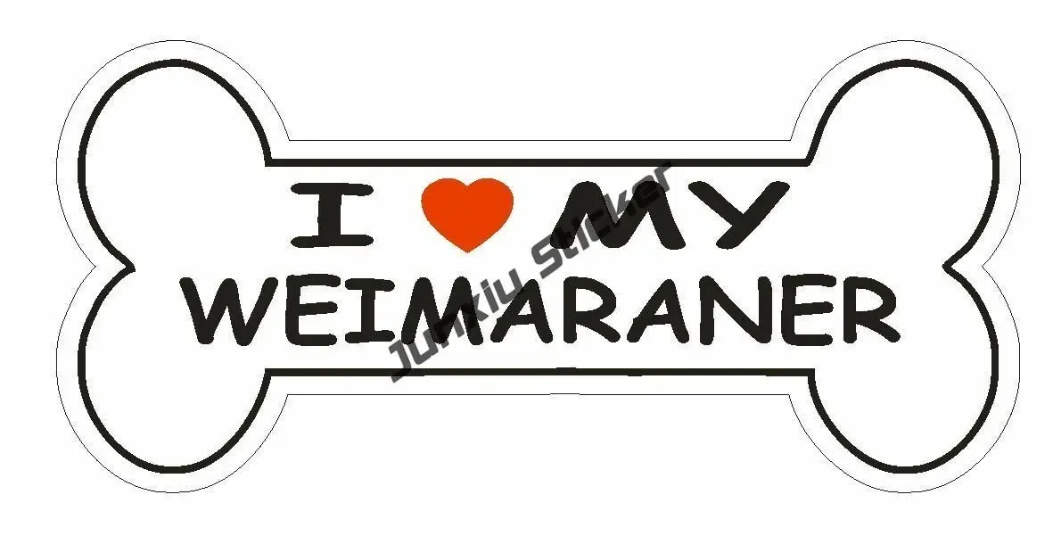 Weimaraner Decal Weimaraner Vinyl Sticker Puppy Dog Cute Pet Breed Bumper Sticker for Car Laptops Windows Cars Trucks Decor