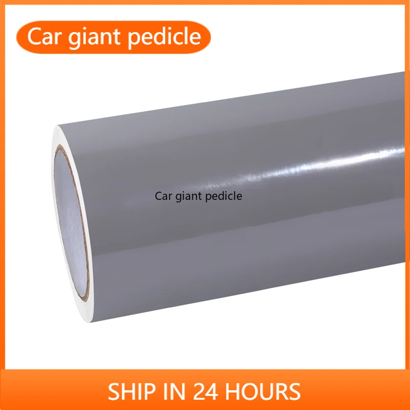 Highest quality Gloss Light Nardo Grey vinyl Wrap Film Car Wrap Film Non degumming Non fading quality Warranty 1.52M*17M roll