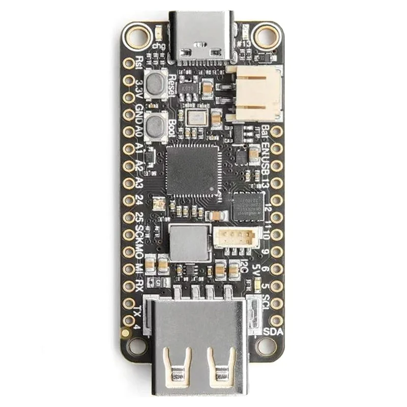 B47C 5723 Feather RP2040 With USB Type A Host Enhanced Connectivity Microcontroller For DIY Projects And Prototyping