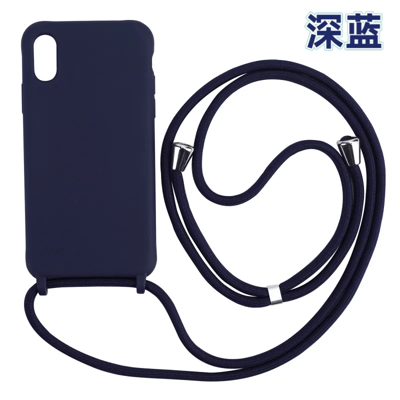 Strap Case für iPhone 17 16 14 13 12 Mini 11 15 Pro Max XS X Plus Crossbody Lanyard stoßfeste weiche TPU Silikon Outdoor Cover – Detail 20