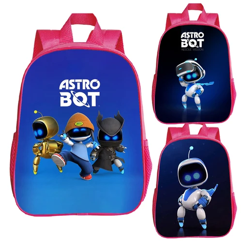 아스트로 봇 어린이 학교 가방, 우주 비행사 어린이 배낭, 초등 유치원 가방, 유아 남아용 방수 책 가방 